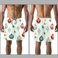 thumbnail image 3 of luoweisi Men's Beach Shorts Quick Dry Swim Trunks with Mesh Lining Merry Chrismas L, 3 of 5