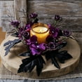 thumbnail image 5 of Christmas Candle Rings 2Pcs Artificial Rose Table Candle Ring Centerpiece Candle Holder Decor For Wedding Home Decor Candle Wreath Rings, 5 of 9