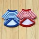 thumbnail image 4 of Camiseta de verano con rayas para perros y gatos pequeños, importada, tallas XS a XL, 4 of 6