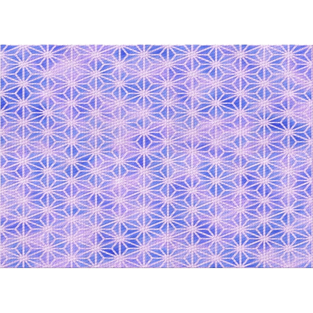 Ahgly Tapis Rectangulaire Lavable en Machine Intérieur Transitionnel Violet, 4 Pieds x 6 Pieds