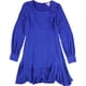thumbnail image 1 of bar III Vestido ajustado y acampanado para mujer, azul, 2, 1 of 2