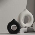 thumbnail image 5 of Nordic Ceramic Vase Decor Home Living Room Decoration White,L, 5 of 5