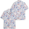 thumbnail image 3 of Partriotic United States America Hawaiian Shirt For Men Independence Day Mens Hawaiian Shirts Short Sleeve Button Down Shirt, 3 of 7