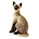 thumbnail image 3 of Juguete de peluche para gato, adorno de simulación, cómodo gatito para dormitorio de adultos. Gato siamés de 32cm, 3 of 9