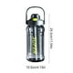 thumbnail image 3 of Botella deportiva de gran capacidad de 2000 ml | Jarra de agua de plástico resistente al calor para fitness con tapa antigoteo y asa ergonómica | Vaso portátil para gimnasio, viajes y oficina, 3 of 5