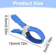 thumbnail image 2 of Assorted Stainless Clips Set 12cm Round Head (12pcs Blue/Black) & 11cm Wide Opening (10pcs Blue/Black) Pool Cover Clamps Wind With Protective Sleeves For Pools/Laundry/, 2 of 4