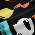 thumbnail image 5 of Manfei Ink Rainbow Blackout Curtains, Watercolor Love is Love Window Curtains Pack of 2 (38x45 Each), Black Pink, 5 of 6
