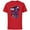 Red, variant on Marvel Studios X-Men ’97 The Sentinels Robot Super Villain- Short Sleeve Cotton T-Shirt for Adults - Customized-Navy
