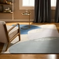 thumbnail image 2 of TOWN & COUNTRY LUXE Olso Abstract Colorblock Handcrafted Wool Area Rug, Beige/Blue/Grey, 6"x9", 2 of 10