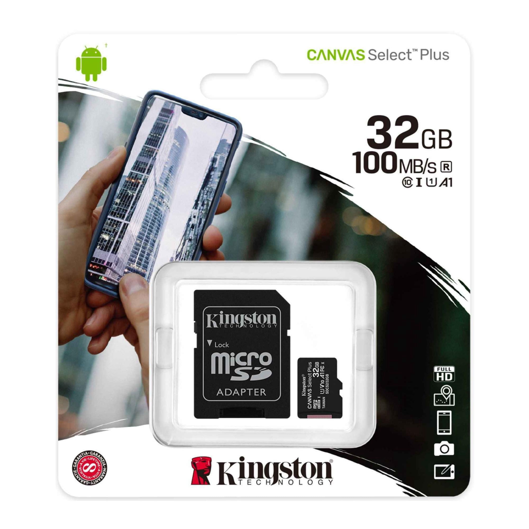 Kingston Canvas Select Plus 32GB microSDHC, UHS-I, 5-Pack Bundle