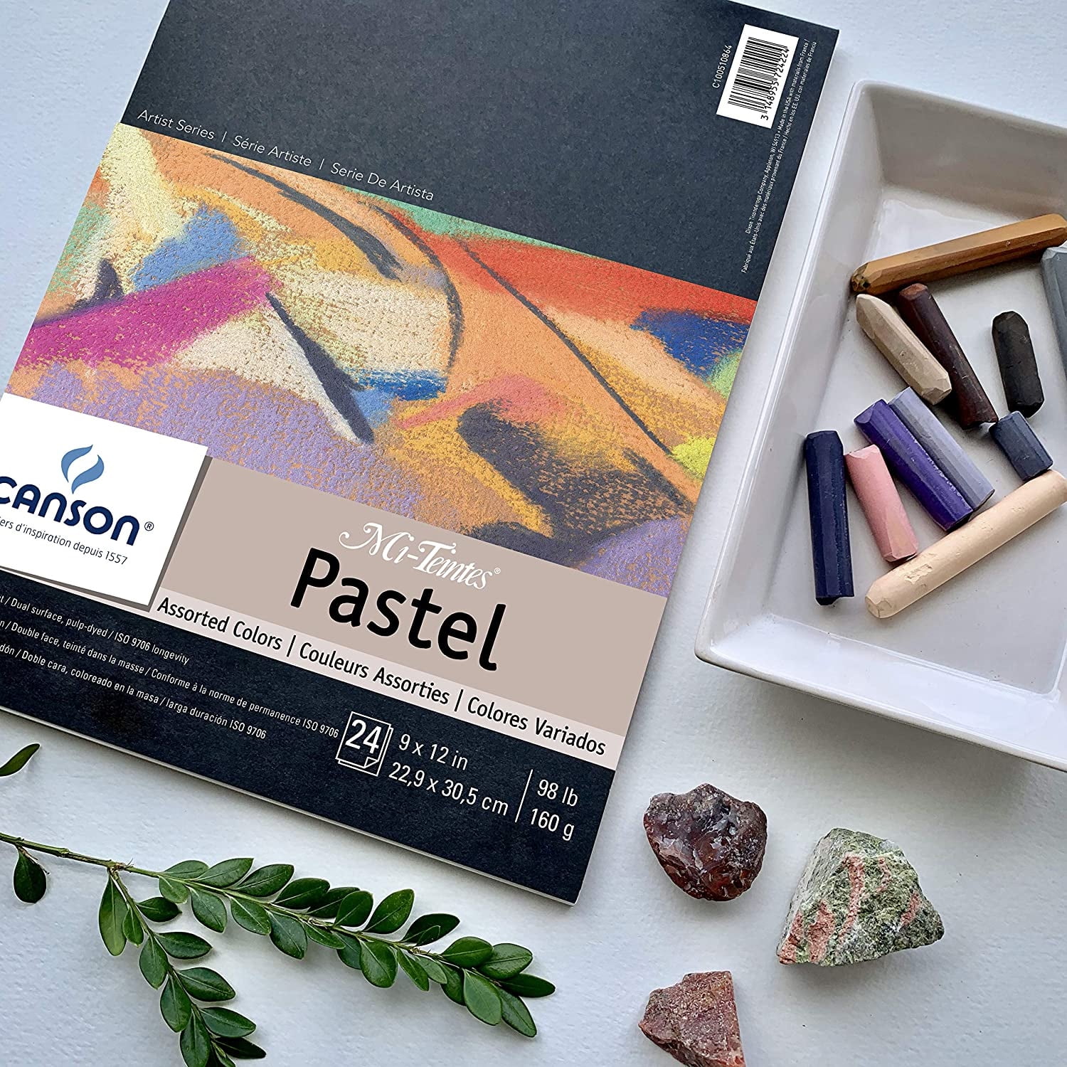 Canson Mi Tientes Pastel Paper, 24 Sheets, 9” x 12”, Assorted Tones - The  Art Store/Commercial Art Supply