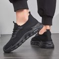 thumbnail image 2 of Breathable Mesh Men's Sneakers Lightweight Soft Sole Casual Running Shoes For Daily Wear Comfortable Slip On Walking Shoes, 2 of 8