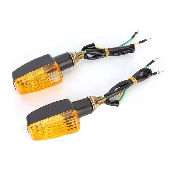 Motorcycle Indicator Light,1 Pair Waterproof Turn Motorcycle Turning Light Motorcycle Indicator Lamp Luxury Finish