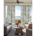 thumbnail image 4 of Sage Green Fruit Blackout Curtains, Light Blocking Print Window Curtains, Vintage Plant Nature Botanical Flower Thermal Insulated Window Drapes for Living Room Kitchen Cafe 2 Panels, 55"W x 39"L, 4 of 9