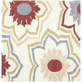 thumbnail image 6 of SAFAVIEH Soho Buckley Floral Wool Area Rug, Ivory/Multi, 5' x 8', 6 of 8