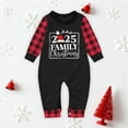 thumbnail image 1 of Pijamas familiares europeos con estampado navideño de moda, traje para padres e hijos, monos de poliéster para bebés., 1 of 3