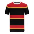 thumbnail image 4 of Runfenguu Cute Outfits, Boy Suitmen Casual Round Neck Printing Short Sleeve Blouse And Shorts Pants Suit, 4 of 7