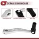 thumbnail image 3 of Palanca de cambio de motocicleta plegable para Yamaha TTR 50cc, pedal de aleación de aluminio, brazo de cambio, tono plateado con cabeza negra, 3 of 6