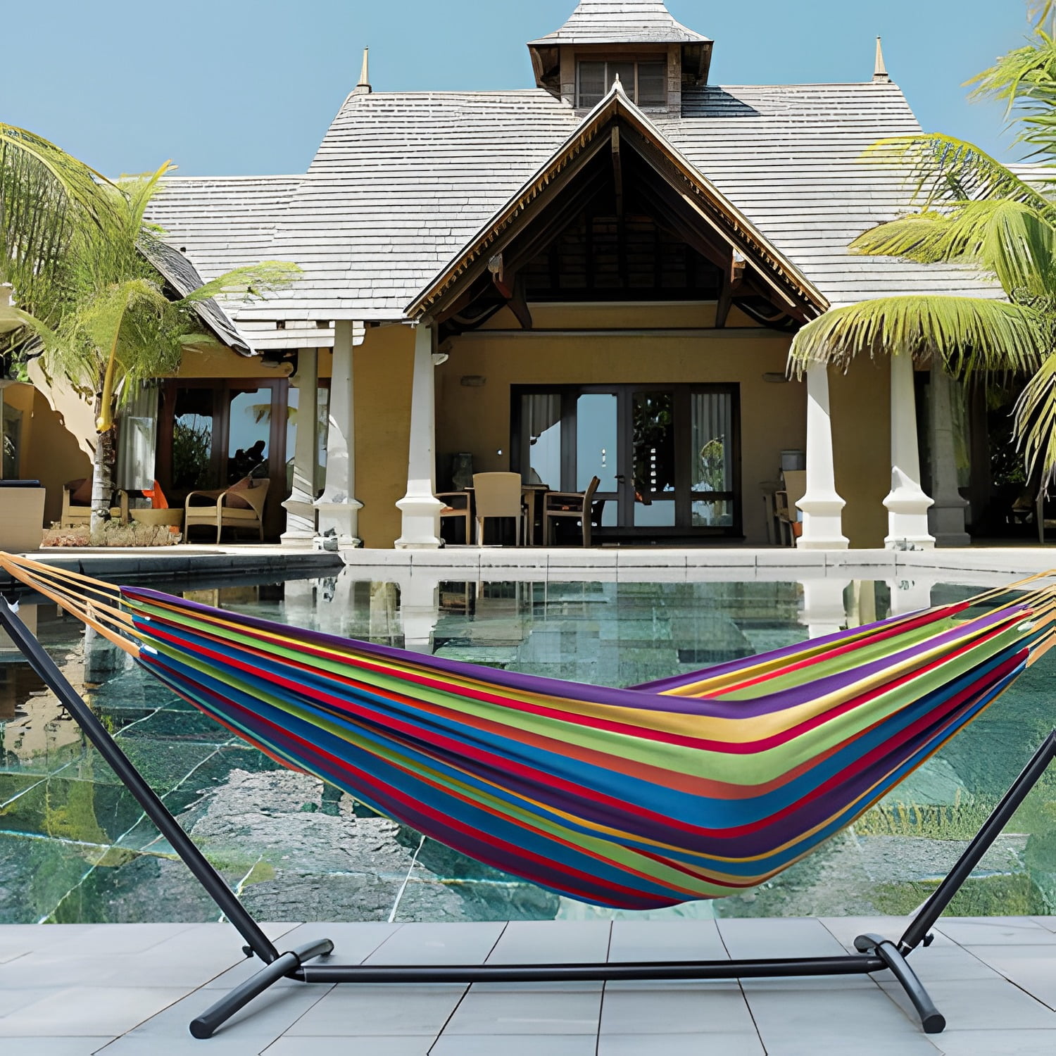 Portable Tree Hammock, Double Hammocks 2 Person with Outer Bag