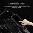 thumbnail image 4 of SIEYIO Bike Front Frame Bag Large Capacity Mountain Bicycles Front Top Tube Pannier Pouch Bike Phone Mount Holder Handlebar Bag, 4 of 14