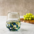 thumbnail image 2 of 10 Strawberry Street Bahia Stemless Wine Handblown Mexican Glass, Set of 6, 2 of 4