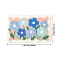 thumbnail image 2 of Hiroekza Floral Bathroom Rugs Non Slip Washable Bath Mat 40x60cm - Super Soft, Quick Dry, Anti Mold, Cloud Comfort for Bathroom Floor, Tub and Shower, 2 of 6