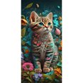 thumbnail image 1 of 5D Bricolaje Taladro Diamante Pintura Gato Animal Kit Del Arte Artesanal, 1 of 9