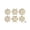 D, variant on 24pcs Christmas Ornaments, Unfinished Wooden Snowflake Cutouts, DIY Paintable Craft Kit for Tree and Window Display
