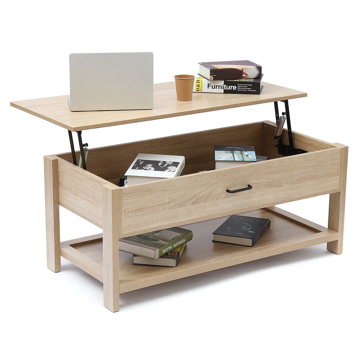 Lift Top Coffee Table Laptop Tables with Hidden Storage ...