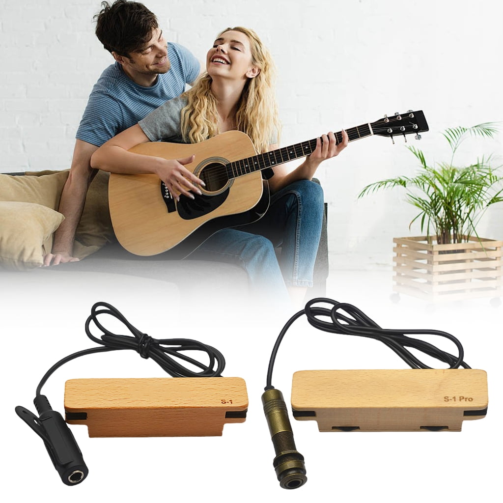 WINDLAND Easy Installation Folk Guitar Pickup Magnetic Designs Instrument Accessories for Enhancing Sound Suitable for All Levels