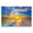 Golden Beach Sunset Horizon, variant on Stupell Industries Tropical Prismatic Rainbow Sunset Beach Black Floating Frame Canvas Art, 25 x 17, by Eszra Tanner