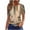 Khaki, variant on Edvintorg Womens Tops Summer Printed Loose Fit Crew Neck Short Sleeve Lightweight Comfy Casual Pullover Shirts Plus Size Fashion Khaki XXL