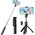 TRAHOOSelfie Stick Tripod, Retractable Selfie Stick Tripod with