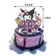 thumbnail image 4 of Fondo de tarjeta de invitación con espiral y globo para fiesta temática de Anime Sanrio Kuromi, bandera de feliz cumpleaños, pastel, decoración para cumpleaños de niña, 4 of 4