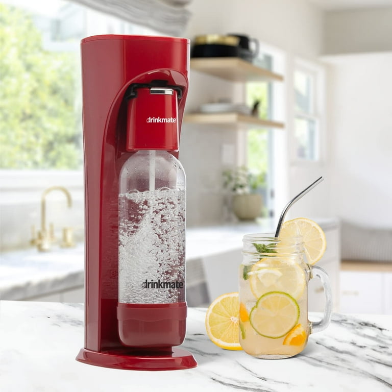 Drinkmate OmniFizz Sparkling Water and Soda Maker, Carbonates Any Drink, CO2 Cylinder Not Included (Royal Red) Drinkmate OmniFizz Sparkling Water and Soda Maker, Carbonates Any Drink, CO2 Cylinder Not Included (Royal Red)