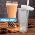 thumbnail image 4 of 1 Ensemble de Gobelets à Jus d'Été Gobelet à Boisson Froide Gobelet en Plastique avec Paille Gobelet Réutilisable Gobelet à Eau, 4 of 8