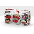 thumbnail image 4 of Granite Stone Diamond Granite Stone Classic Red Pots and Pans Set 10 Pcs Cookware Set, 4 of 6