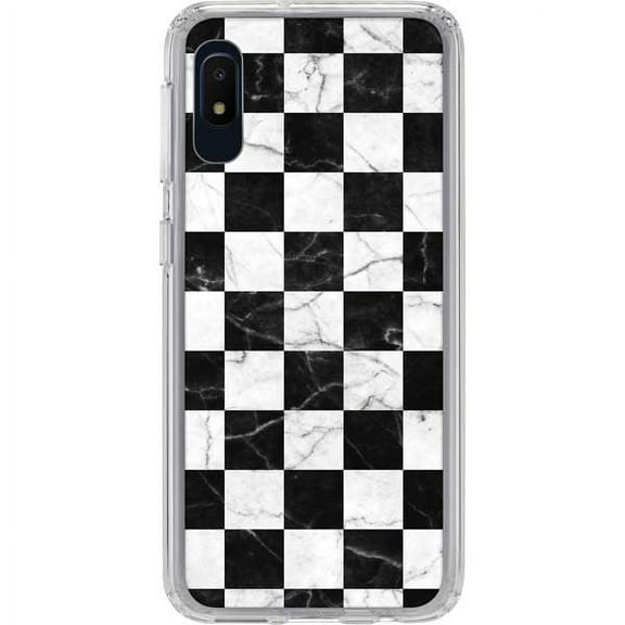 Skinit Marble Checkered Marble Galaxy A10e Clear Case