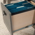 thumbnail image 3 of Pemberly Row Engineered Wood 2-Drawers Executive Desk in Mystic Oak, 3 of 17