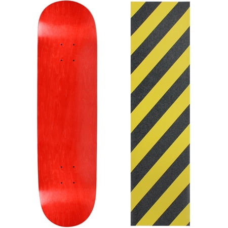 Skateboard Deck Pro 7-Ply Canadian Maple STAINED RED With Griptape 7.5  - 8.5 price history on PriceWatchPro