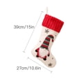 thumbnail image 2 of Christmas Stocking Gnomes Santa Christmas Stockings Fireplace Hanging Stockings For Family Christmas Decoration, 2 of 8
