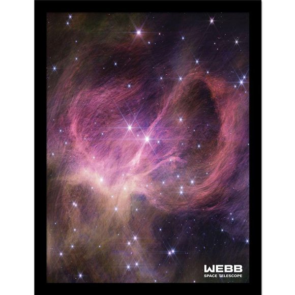Webb Space Telescope Free Floating Brown Dwarf Nircam Framed Poster