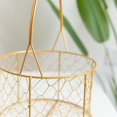 thumbnail image 6 of Rustic Flower Girl Basket Iron Food Fruit Basket Wedding Bride Basket Snack Fruit Basket for Vintage Wedding Ceremony Supplies, 6 of 6