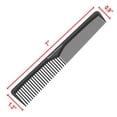 thumbnail image 4 of Professional 7 Inch Black Carbon Fiber Anti Static Chemical And Heat Resistant Comb For All Hair Types | Fine and Wide Tooth Men Women, 4 of 4