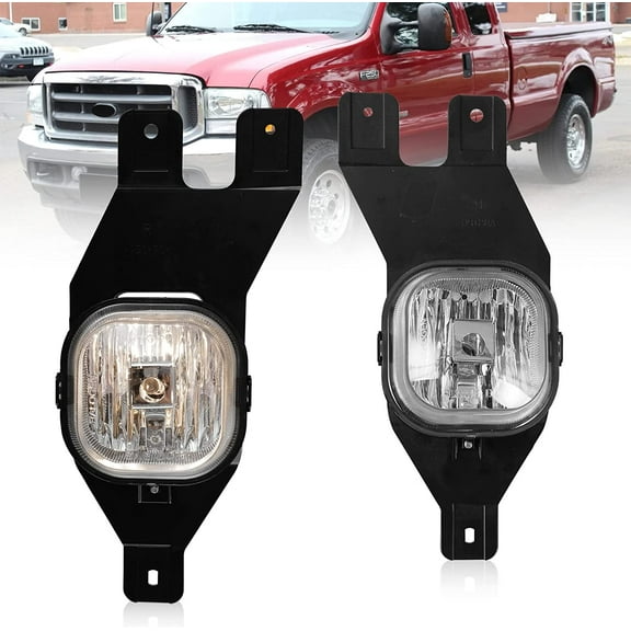 Fog Lights For 2005-2007 Ford F250 F350 F450 F550 Super Duty|2005 Ford Excursion Bumper Lamps Clear Lens