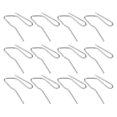 thumbnail image 3 of 1 Pack Metal Curtain Hooks Rustproof Stainless Steel Plated Nickel Hooks Heavy-Duty Offset Pin-On Drapery Hooks for Shower Curtain Window Curtain Door Curtain, 3 of 8