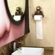 thumbnail image 4 of CHAO Portarrollos de papel higiénico con calavera, toallero seco montado en la pared, accesorios de baño, 4 of 5