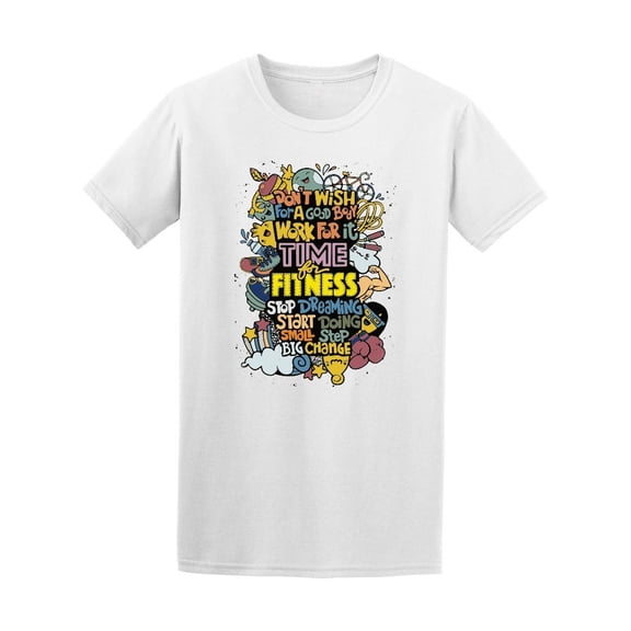 Healthy Life Doodle Tee Men's -Image by Shutterstock