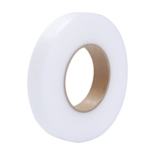 140 Yards 25mm Hemming Tape Fabric Fusing Hemming Tape No Sew Hem Tape Roll Hem Tape Adhesive Fabric Fusing Iron-on Tape for Jeans Trousers Garment Clothes 