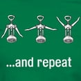 thumbnail image 3 of CafePress - Wine Open And Repeat Women's Dark T Shirt - Women's Traditional Fit Dark T-Shirt, 3 of 4